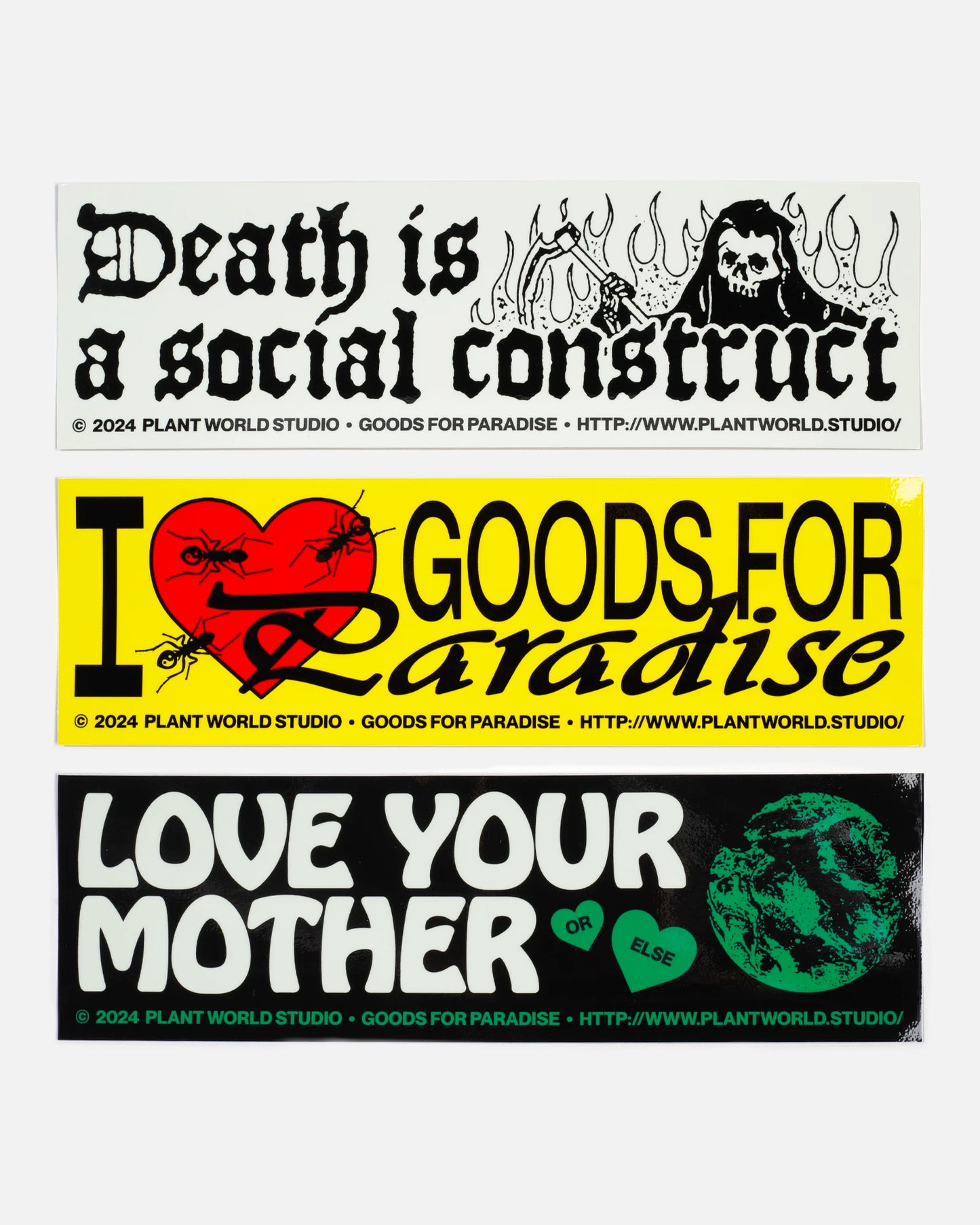 BUMPER STICKER 001 3-PACK