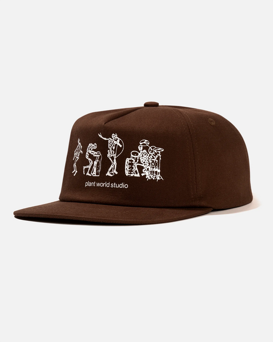 BAND CAP - BROWN